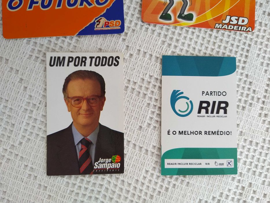 Calendários políticos - PSD / JSD / RIR / Jorge Sampaio - 1994 a 2001