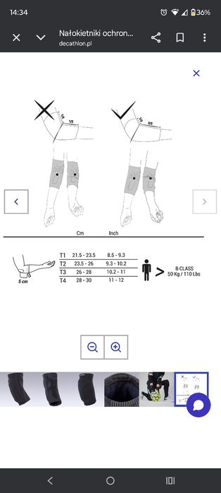Nałokietnik ochronny Kipsta 4