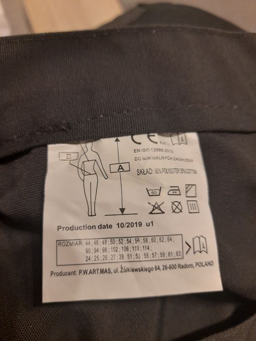 Spodnie robocze NOWE