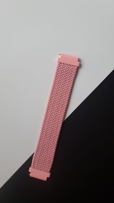 Pasek plecionego materiału 20 mm do zegarka Samsung, Huawei, Amazfit,