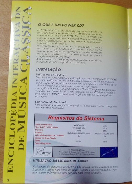Enciclopédia Interactiva Música Clássica em CD's64750709391490124