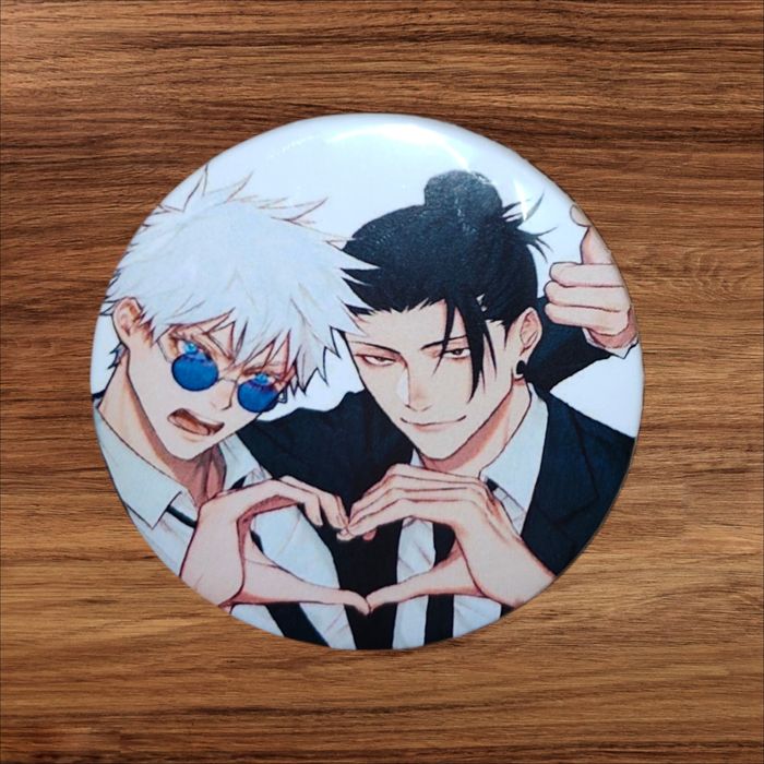 Jujutsu kaisen,Przypinka,Yaoi,Anime,Japonia,Manga,Serce,Walentynki