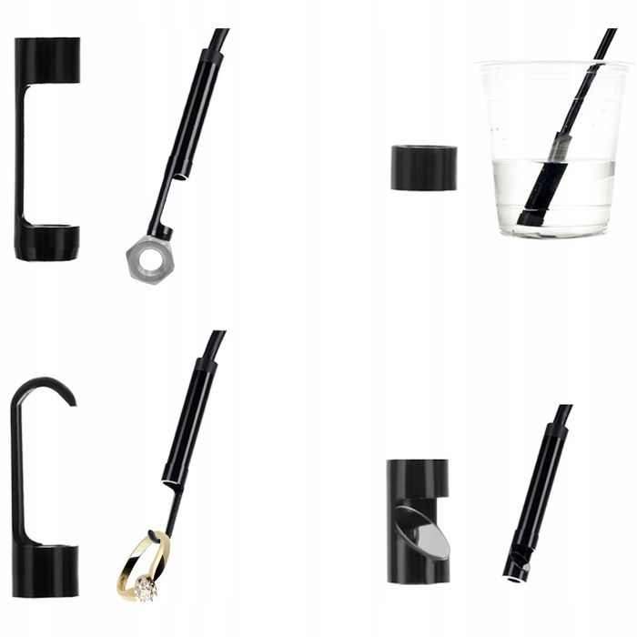 Kamera INSPEKCYJNA 4,3'' ENDOSKOP Dwie Kamery 5m 8LED Profesjonalna