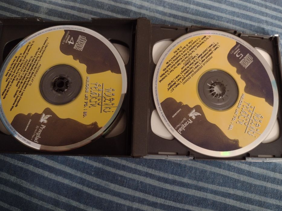 Płyty CD ,, Czas muzyki czas relaksu " lata 70-80 (5 CD)
