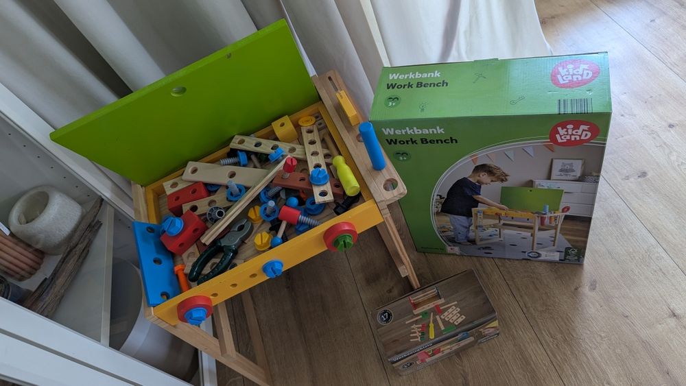 Drewniany warsztat dla dzieci