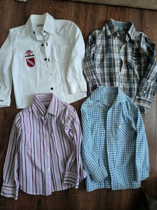 Рубашки на мальчика 4-5 лет