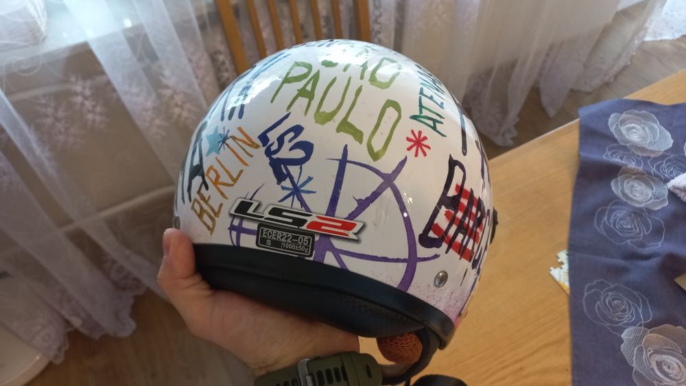 Kask motocyklowy dzieciecy LS2 rozmiar S stolice
