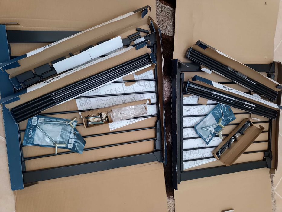 Conjuntos de 2 grades de proteção para escadas