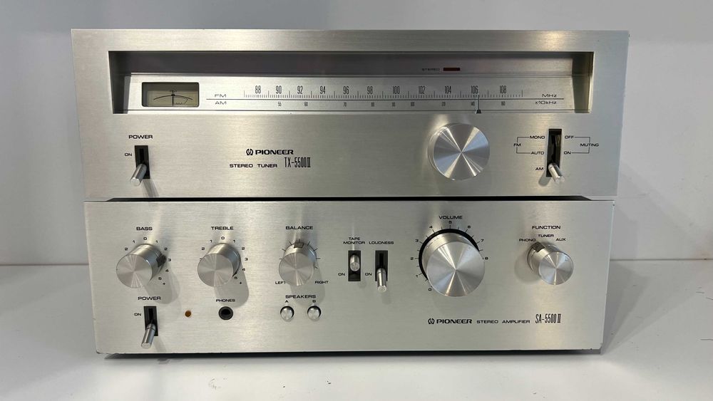 Pioneer SA-5500 & TX-5500 zestaw/piękny i dostojny/NOWY SERWIS/kultowy
