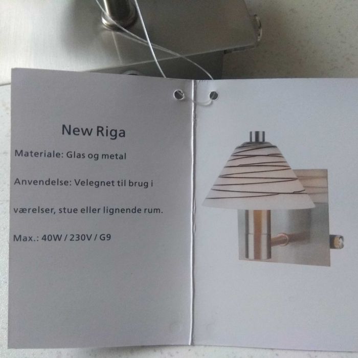 Светильник настенный комнатный New Riga