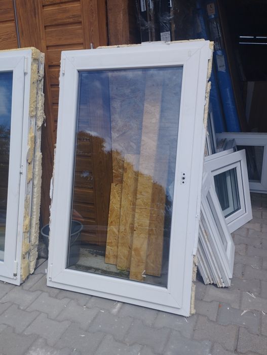 Okno PCV plastikowe z demontażu 870x1430
