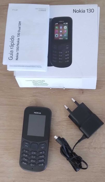 Telefone de teclas NOKIA 130 Dual SIM - Como Novo