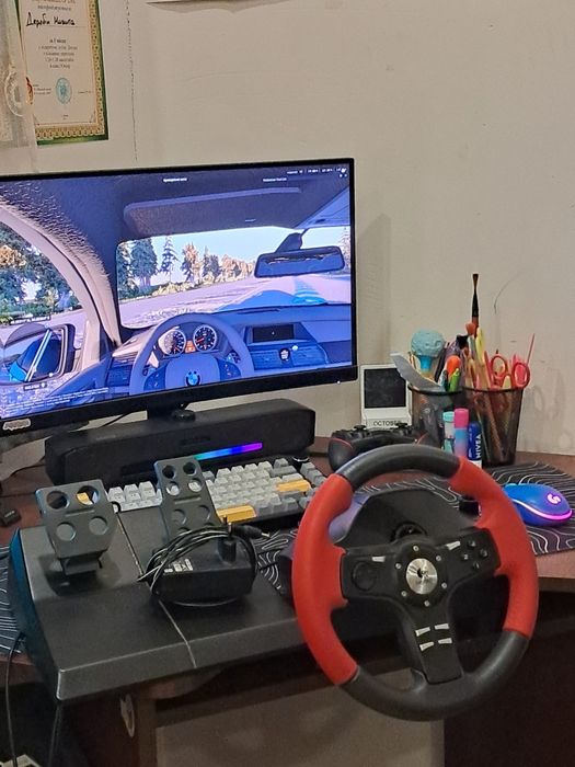 Руль logitech formula force EX - мод на 900 градусов