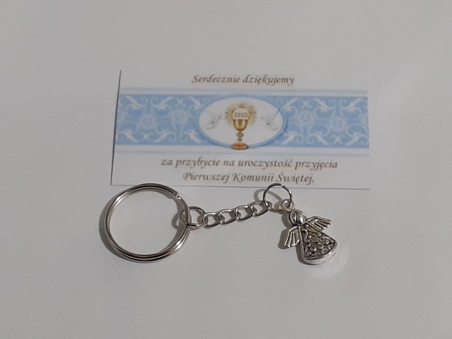 Brelok podziękowanie,  komunia , chrzciny