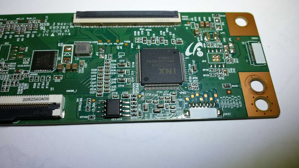 hsb j 94v-0 e89382 placa t,con tv led qilive q43u231b