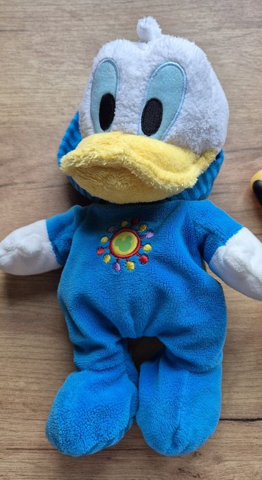 Maskotka kaczor Donald Duck Disney figurka retro piszczałka Pluto