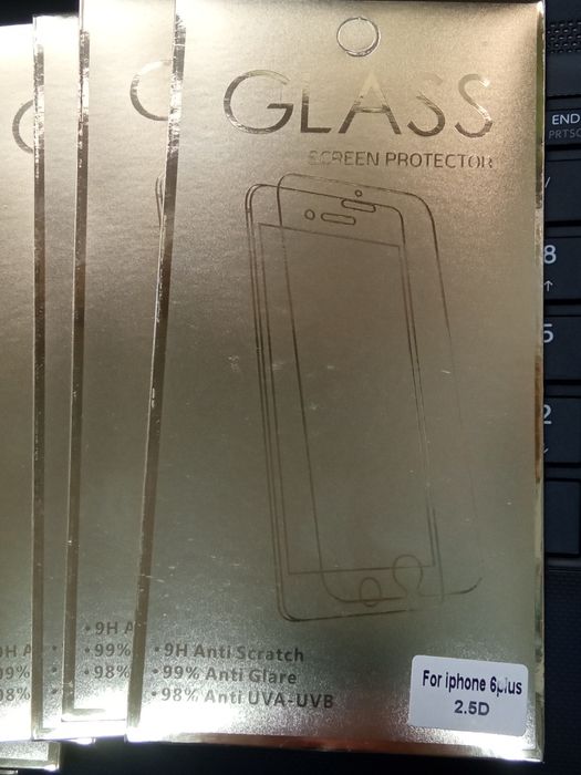 Захисне скло Apple iPhone 6plus 10 штук