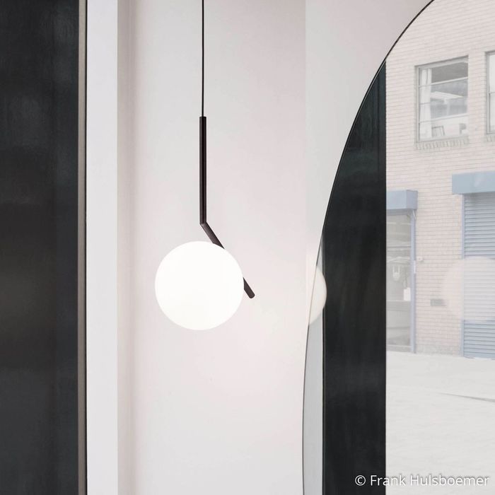 Lampa wisząca IC S2 matowa czerń - FLOS