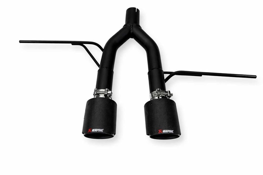tłumik wydech przelot rura VW GOLF 5 6 r32 R-line AKRAPOVIC