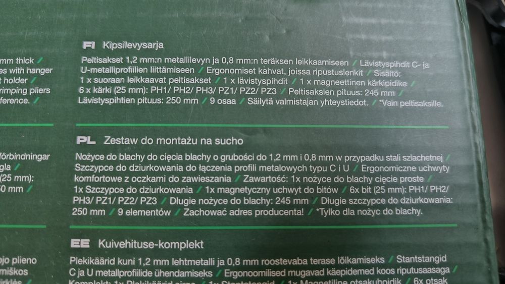 Zestaw narzędzi Parkside