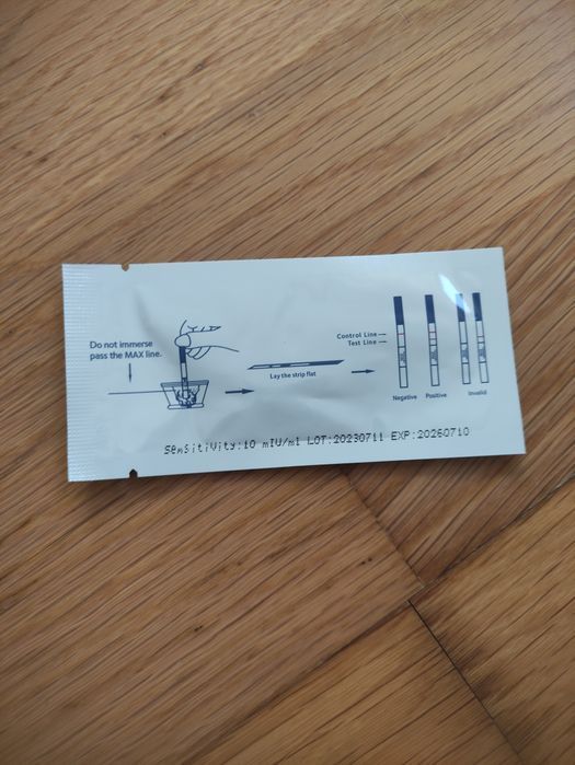 Teste de gravidez 0,20€