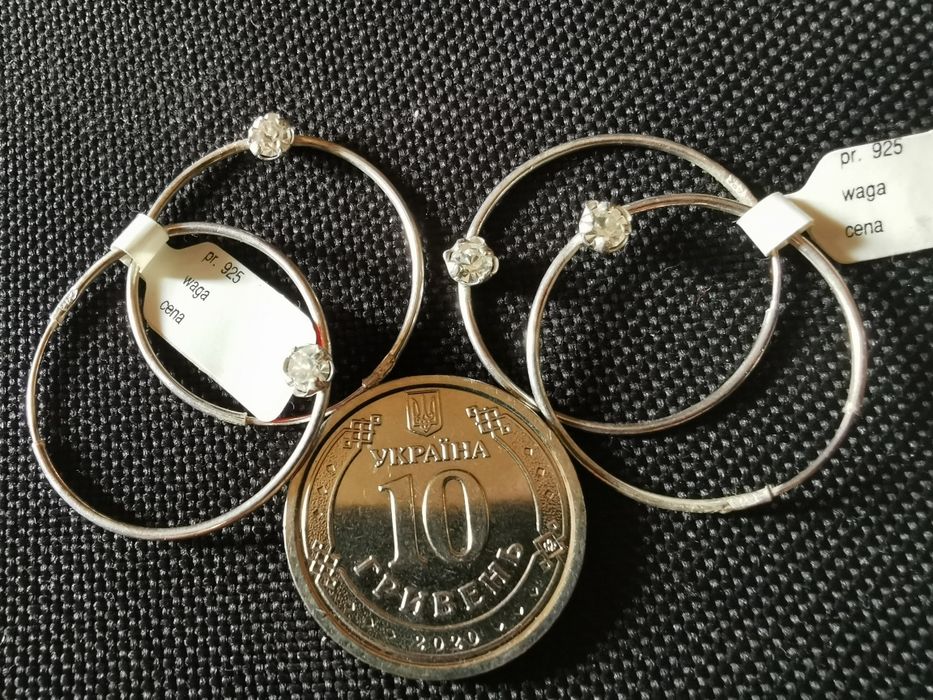 Серёжки серебро 925 проба.