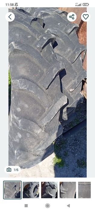Oddam za darmo opony tył ursus C-330 Stomil