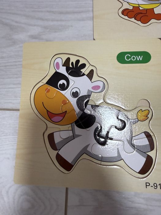 Лот деревʼяних пазлів