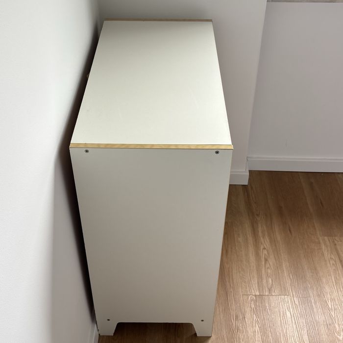 Comoda Branca Ikea Com puxadores Leroy Merlin