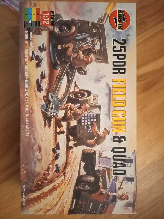 Zestaw 25 PDR Field gun & Quad 1:72 AirFix