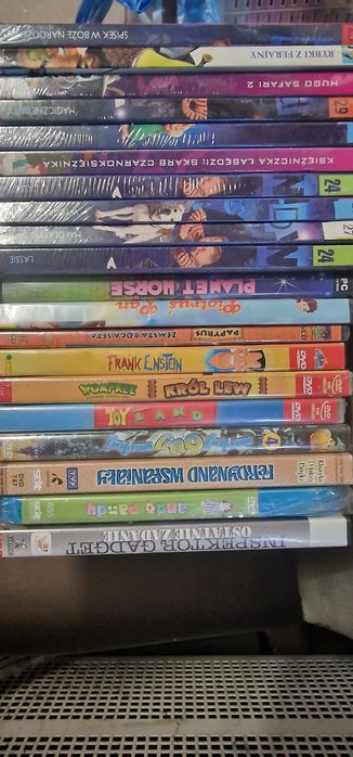 Płyty bajki DVD  różne