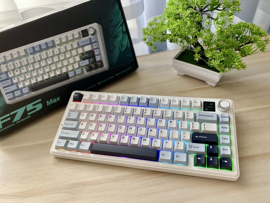 Нова бездротова механічна клавіатура Aula F75 MAX