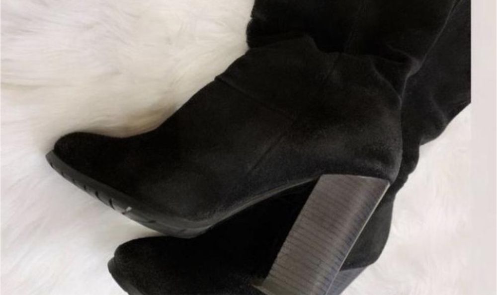 Сапожки зимові 36 розмір замш
