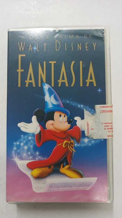 VHS Disney Fantasia (1991) Edição Clássica