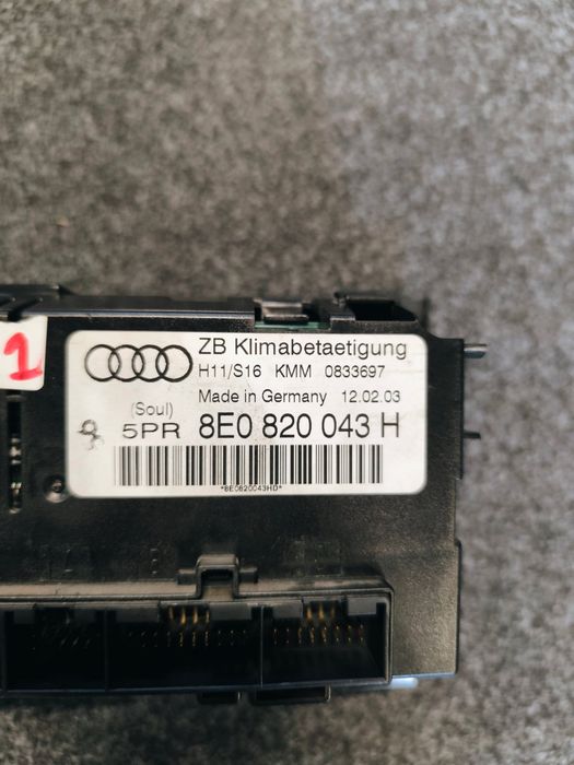 Climatronic sofagem / comando chaufagem AUDI A4 B6