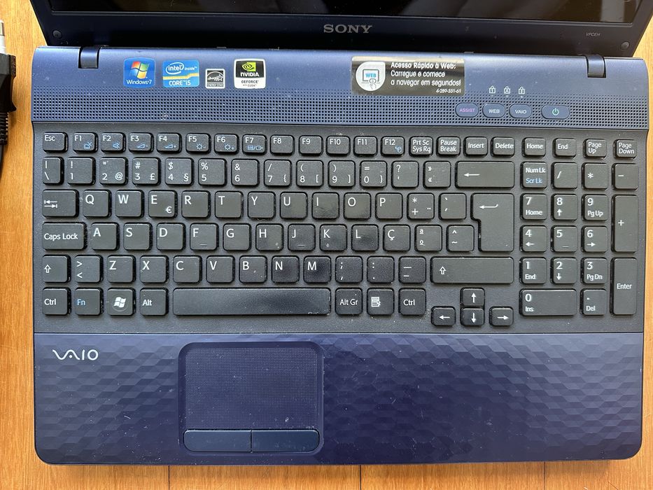 Computador vaio para peças