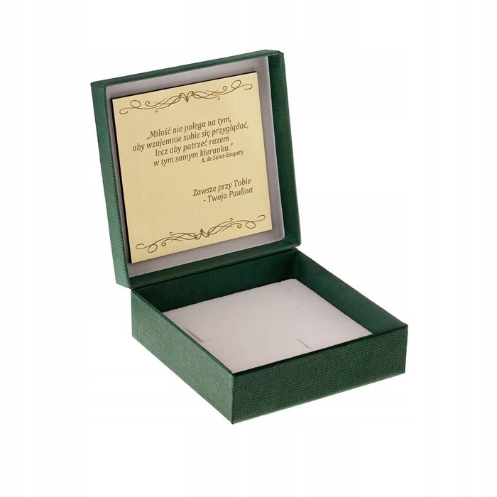 Złoty Męski Naszyjnik Z Krzyżykiem 3,5 Mm Pancerka 925 Prezent + Grawe