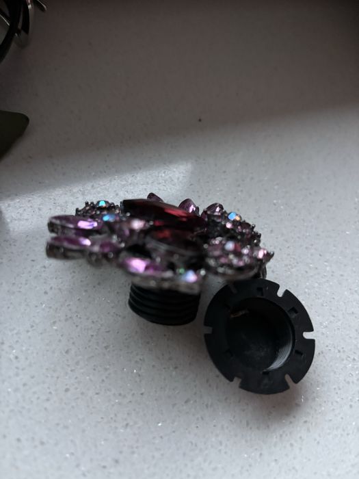 Guzik biżuteryjny z łezką do torebki obag o bag moonlight