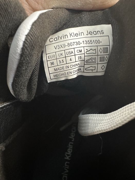 Sneakersy Calvin Klein Jeans chlopiece r 36