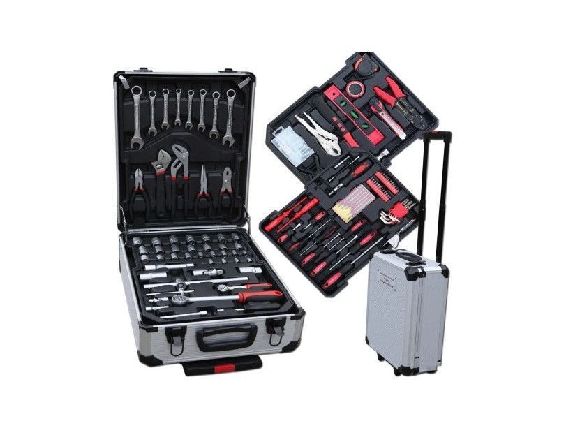Набор инструментов 186 ел. Geko в чемодане сплав хром-ванадий