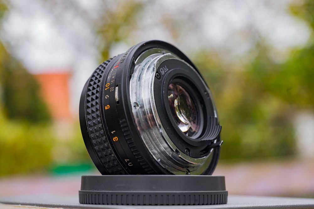 Konica AR Hexanon 40mm f1.8 obiektyw Sony E NEX