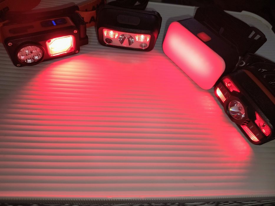 Налобний ліхтарик акамуляторний з магнітом