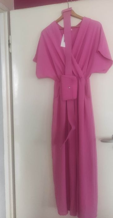 Kombinezon damski różowy
