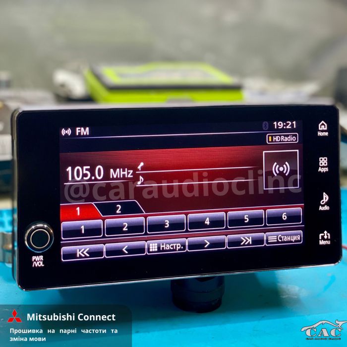 Mitsubishi Outlander 3 та 4 Українізація магнітоли Навігація Прошивка