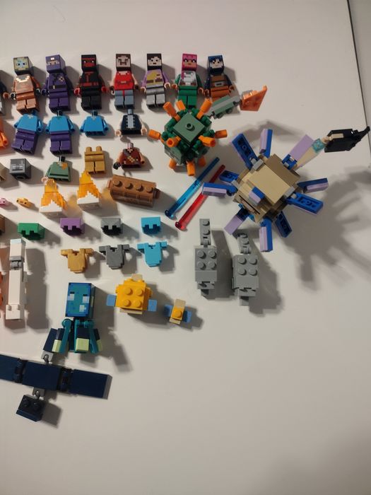 LEGO Minecraft miks minifiguek i zwierząt