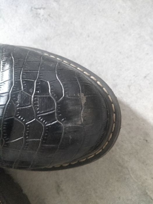 Botki damskie 39 czarne wysokie