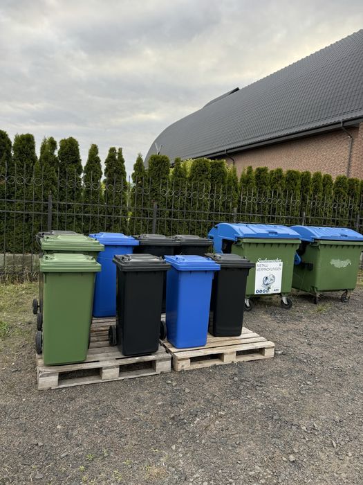 Контейнер для сміття 120л 240л. Бак ТПВ. Пластиковий бак для сміття