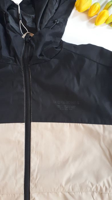 Kurtka męska przejściowa wodoodporna beżowa Jack&Jones L