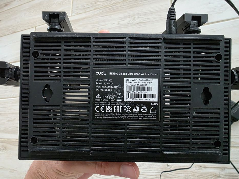 Router cudy wr3600