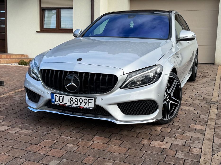 Mercedes-Benz Klasa C C300 Hybrid AMG Line # uszkodzony silnik # Zarejestrowany
